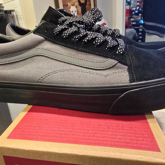 Vans Old Skool Reflective Black VN000ECUQPT Shoes Skateboarding Men's Sz 10 NEW - Picture 5 of 14